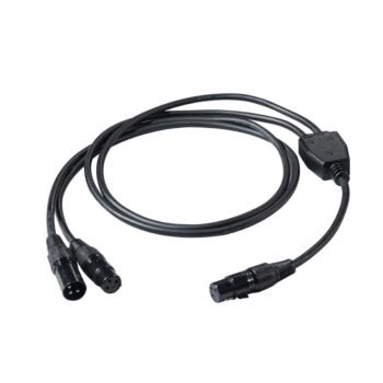 Y split DMX XLR Cable